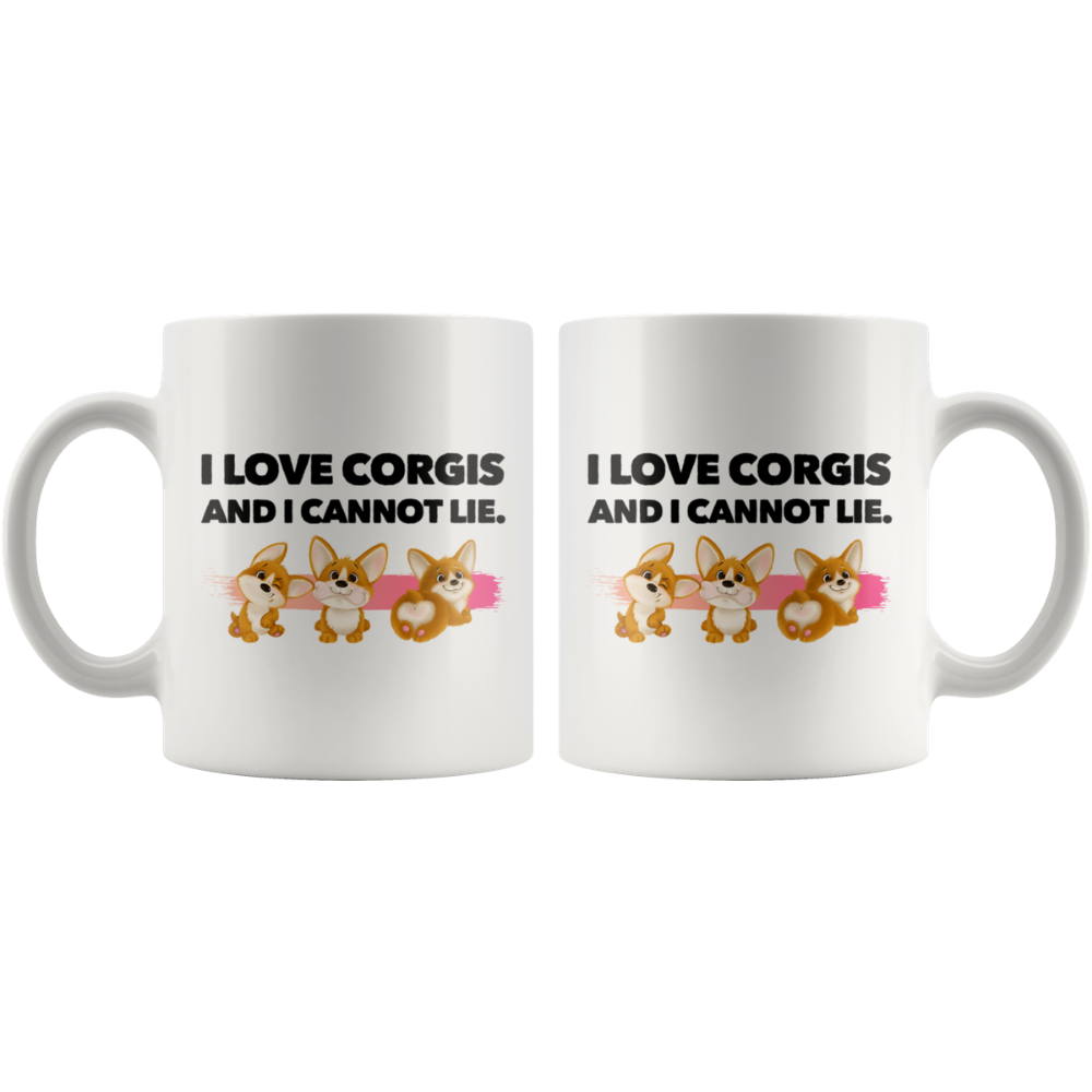 I Love Corgis And I Cannot Lie Coffee Mug, 11oz