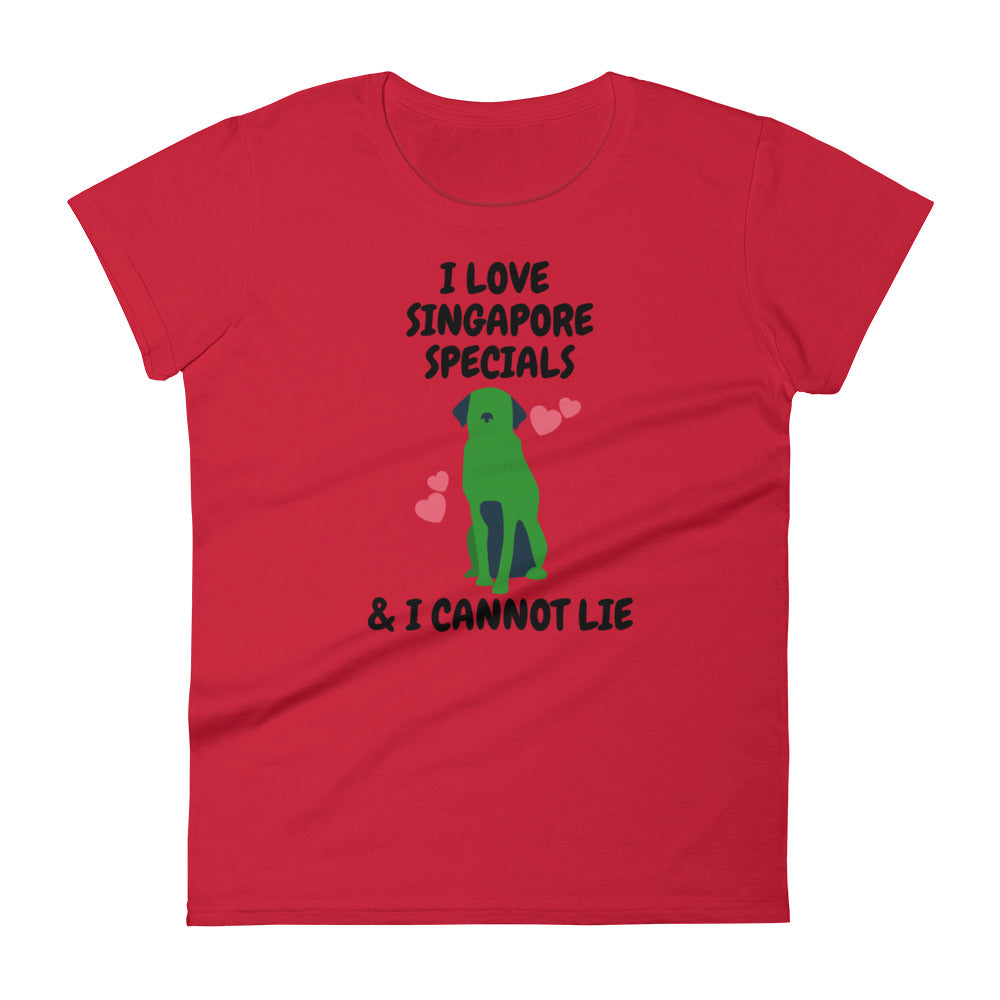 I Love Singapore Specials, Women's short sleeve t-shirt
