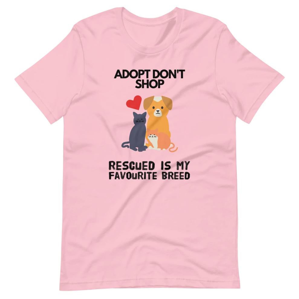 Funny Rescue Dog Lover Gift Rescue Is My Favorite Breed tank tank