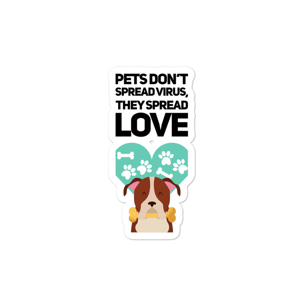 I Love Dogs stickers on Bubble-Free Stickers