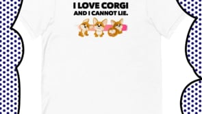 I Love Corgi And I Cannot Lie Dog Dad Shirts