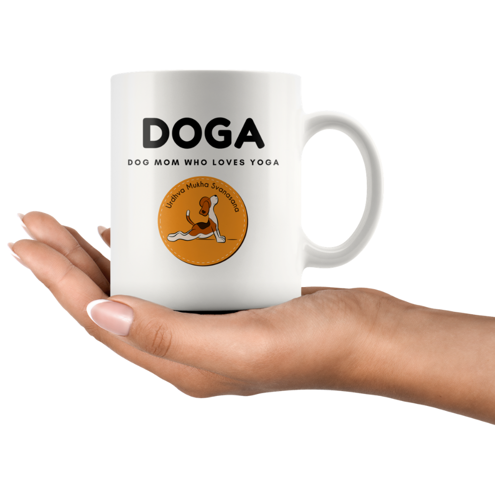 DOGA Coffee Mug, 11oz