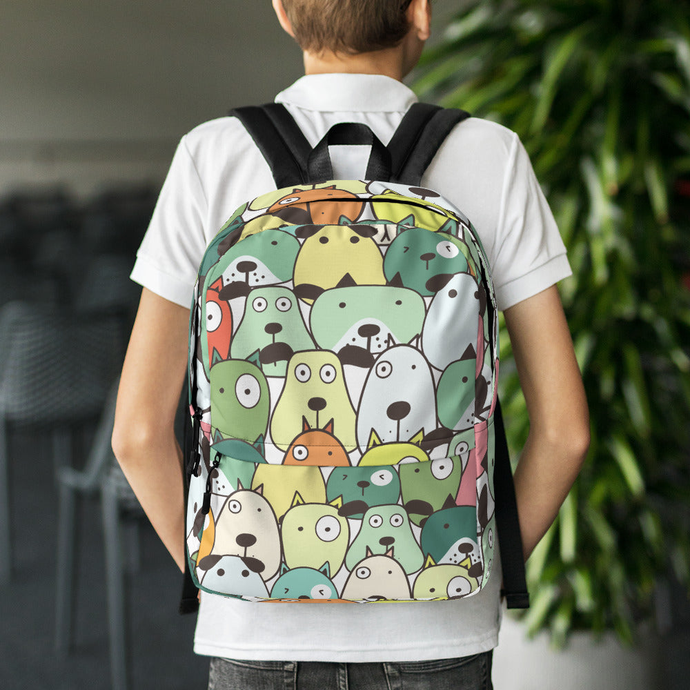 Bags for dog lovers, BackPack, Green