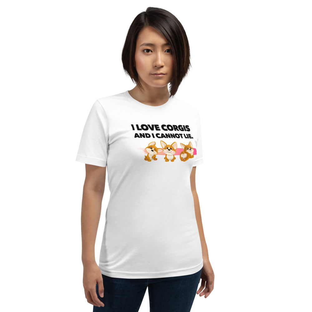 I Love Corgis And I Cannot Lie Short-Sleeve Unisex T-Shirt