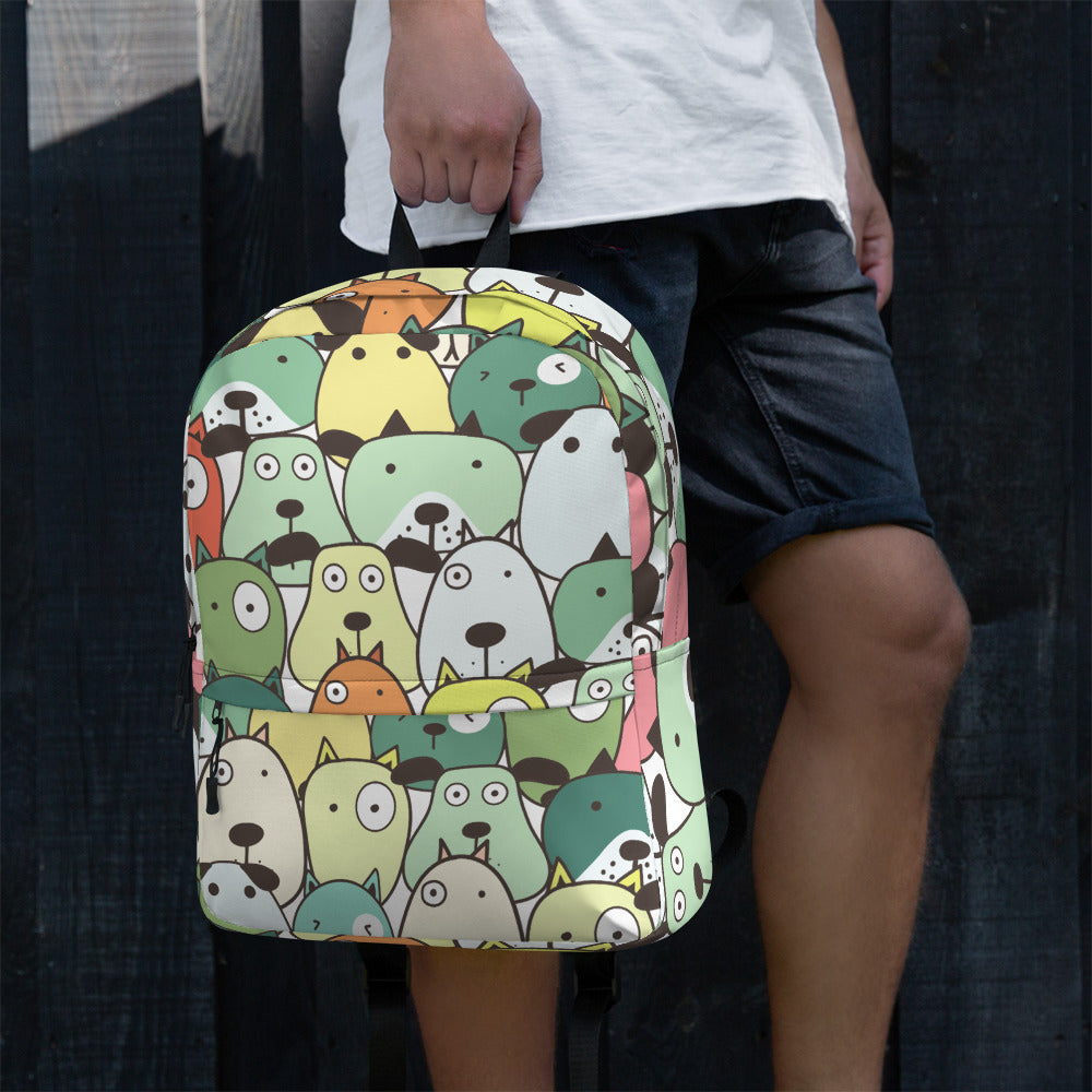 Bags for dog lovers, BackPack, Green