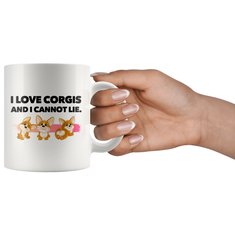 I Love Corgis And I Cannot Lie Coffee Mug, 11oz