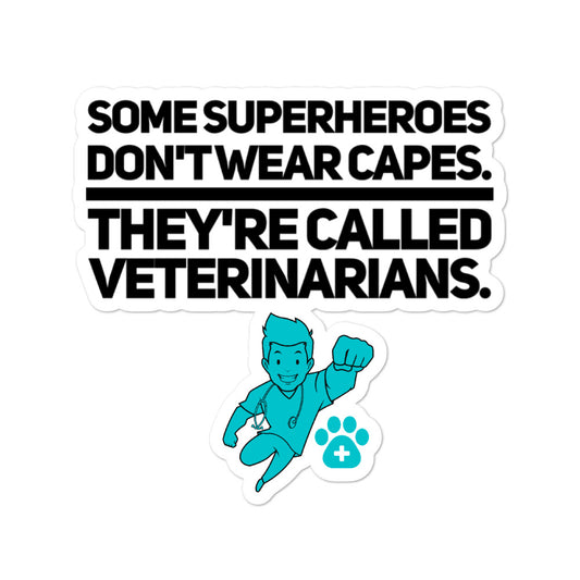 The Veterinarian on Bubble-Free Veterinary Stickers