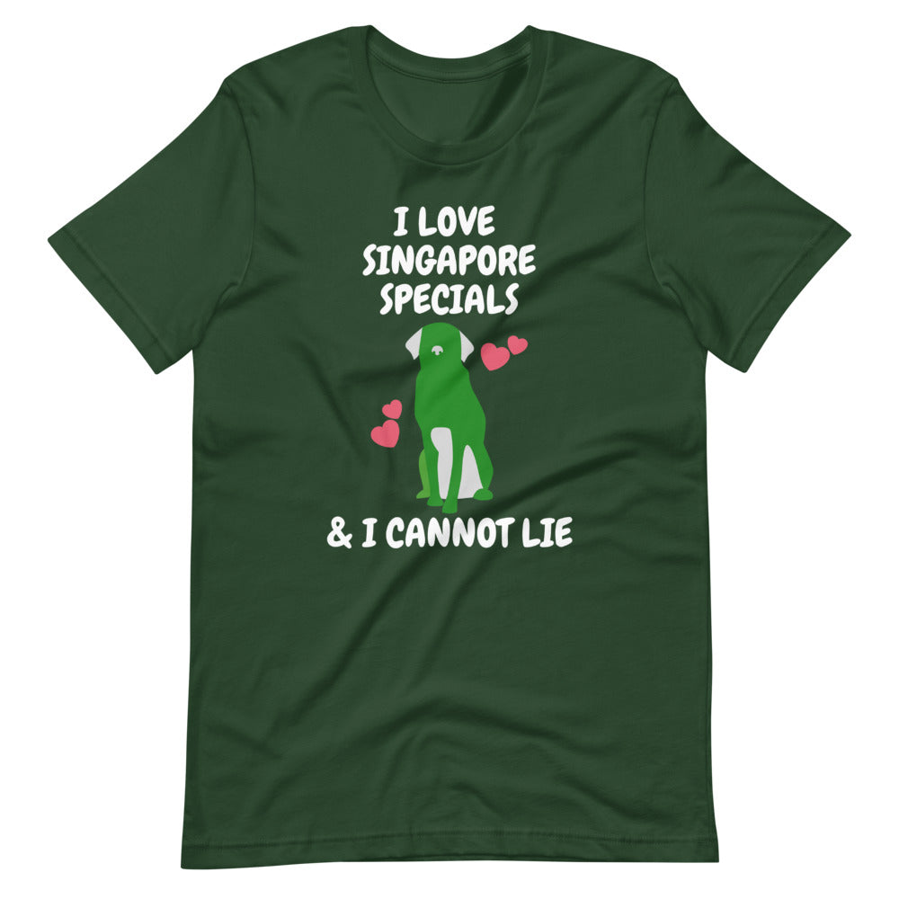 I Love Singapore Specials, Short-Sleeve Unisex T-Shirt, Jungle