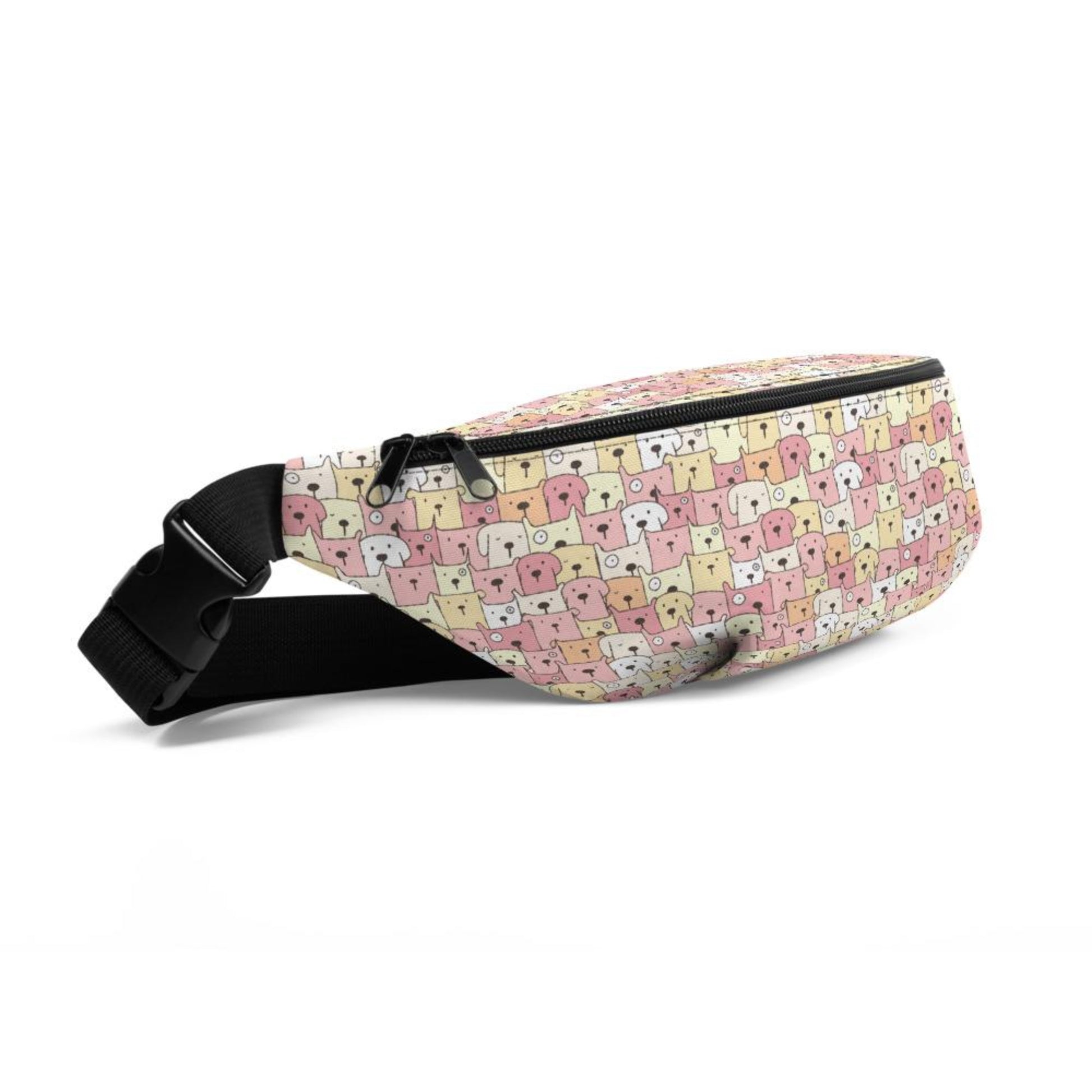 Funny Dogs Pink Fanny Pack