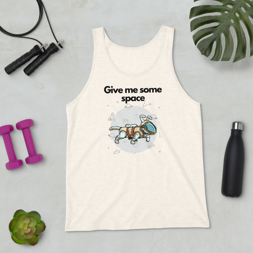 Give Me Some Space Unisex Tank Top, Cream