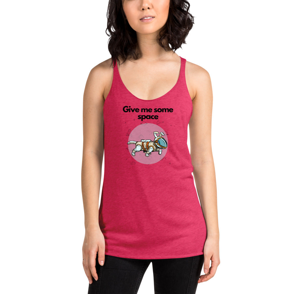 Give Me Some Space Women's Racerback Tank, Red