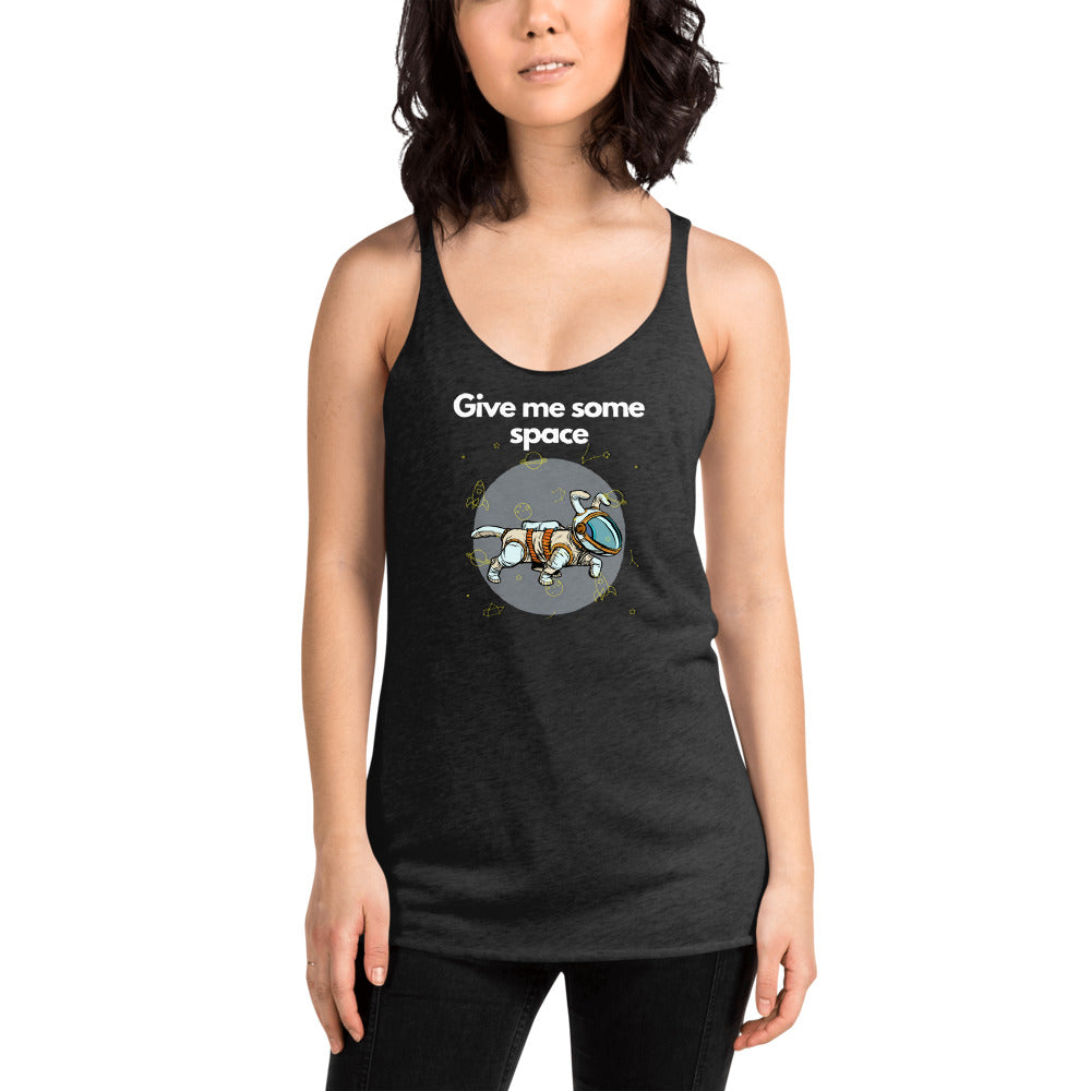 Give Me Some Space on Women's Racerback Yoga Tank
