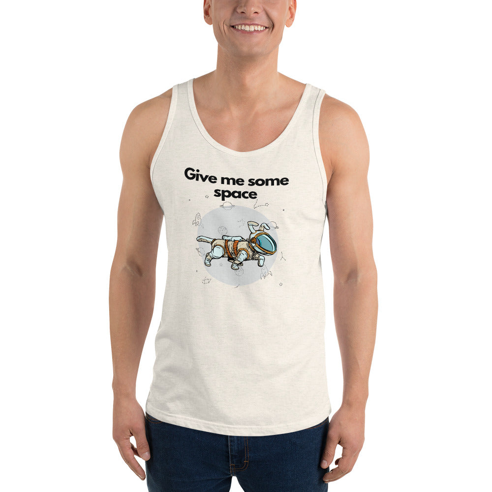 Give Me Some Space Unisex Tank Top, Cream