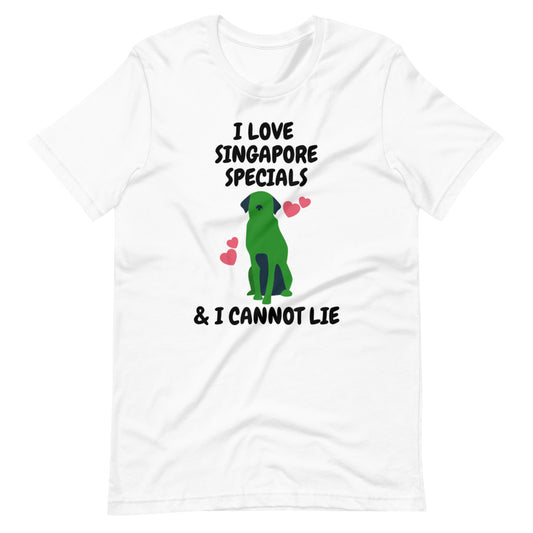 I Love Singapore Specials, Short-Sleeve Unisex T-Shirt