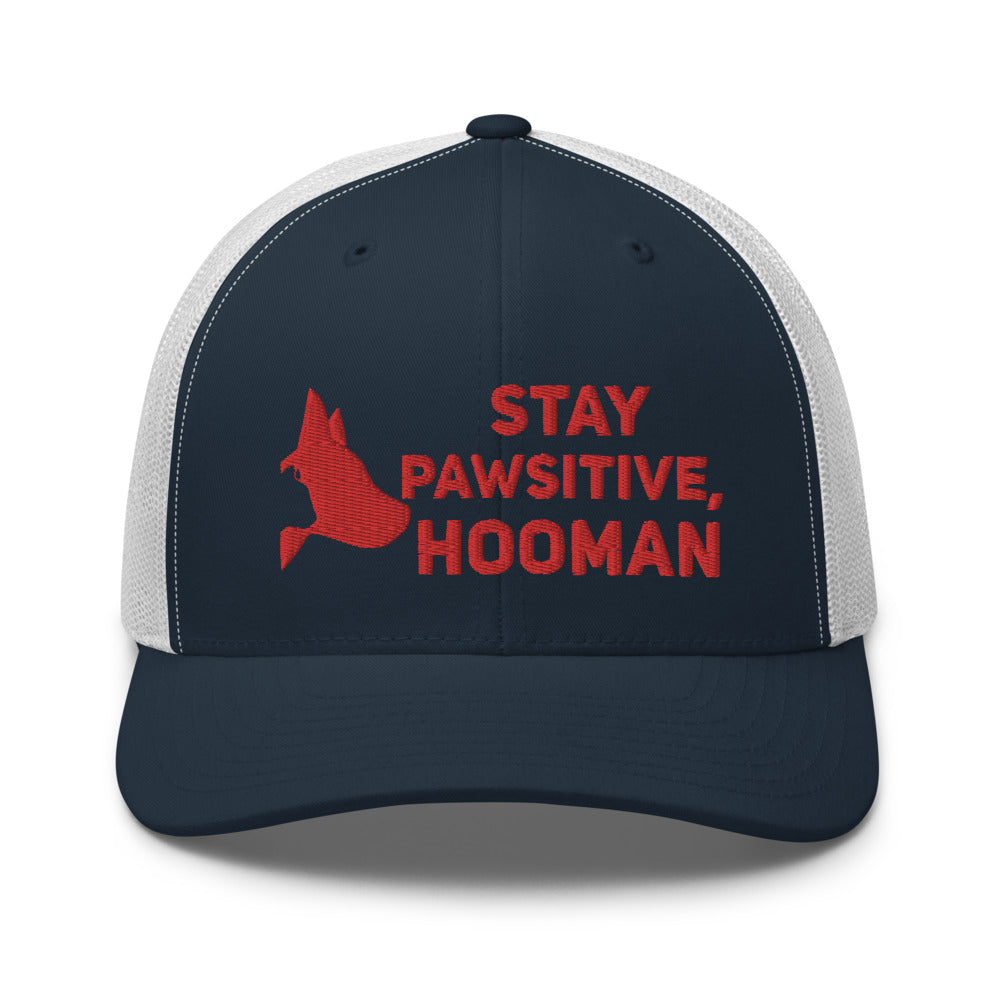 Stay Pawsitive Dog Dad Hat, Dog Mom Hat
