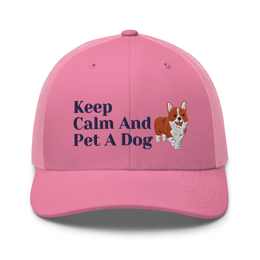 Keep Calm and Pet A Dog, Dog Dad Hat, Dog Mom Hat