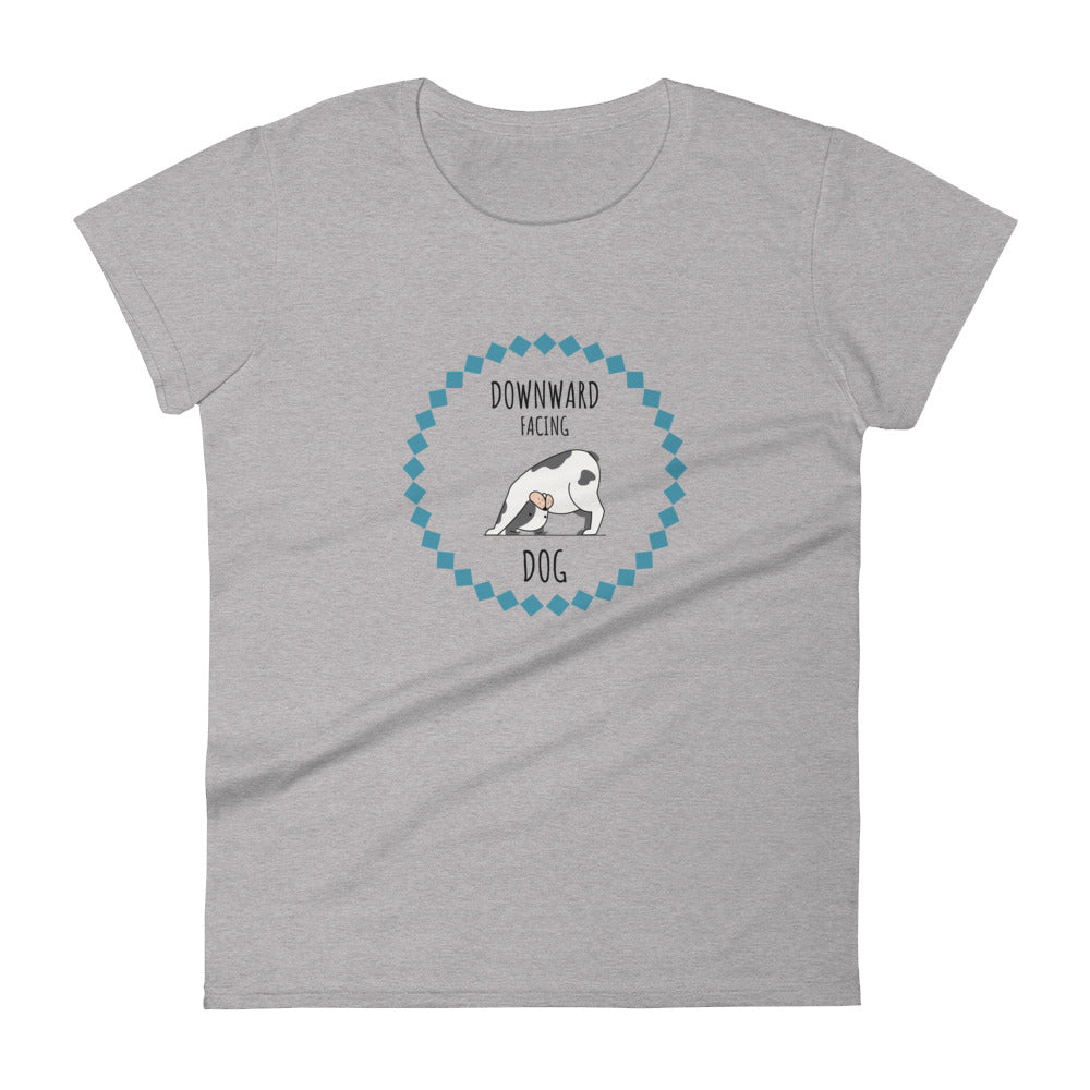Yoga Dog Dog Mom Shirt - Women's Short-Sleeve T-Shirt